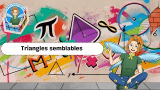 Vidéo Triangles semblables - Vidéo pédagogique - La Fée des Maths : 9eme, 10ème, 11ème Harmos
