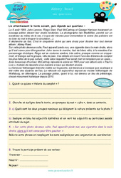 Exercice Abbey Road - Littérature - T'as la réf ? : 8ème Harmos, 9eme Harmos - Cycle 3 - PDF à imprimer
