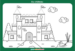 Au château - Graphismes ludiques : 1ère, 2ème Harmos - Cycle 1 - PDF à imprimer