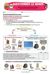 Exercice L’évolution de la société au fil du temps - Exercices - Apis & ses amis : 5ème Harmos - Cycle 2 - PDF à imprimer