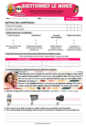 Evaluation L’évolution de la société au fil du temps - Examen Evaluation - Apis & ses amis : 5ème Harmos - Cycle 2 - PDF à imprimer