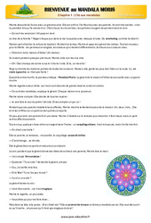 Bienvenue au Mandala Moris - Lecture : 4ème, 5ème Harmos - Cycle 2 - PDF à imprimer