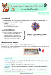 La fraternité et l’empathie - Cours, Leçon - EMC : 6ème Harmos - Cycle 3 - PDF à imprimer