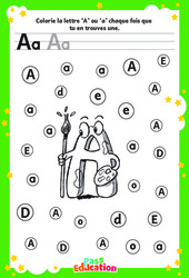 Dossier complet sur les lettres A à Z - Discrimination visuelle : 1ère, 2ème Harmos - Cycle 1 - PDF à imprimer