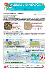 Épuration de l’eau - Exercices - Edith Eprouvette : 7ème Harmos - PDF à imprimer