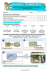 Épuration de l’eau - Examen Evaluation - Edith Eprouvette : 7ème Harmos - PDF à imprimer