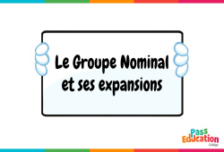 Carte mentale Le groupe nominal et ses expansions - Vidéo pédagogique interactive + Carte mentale : 11ème Harmos