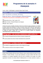 IEF Instruction En Famille, École à la maison pour la Semaine 4 - école à la maison IEF - Fiches  : 10ème Harmos