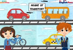Séquence - Fiche de préparation Means of transport - Séquence complète - Apprends l’anglais avec Kelly and James : 2ème Harmos, 3eme, 4ème, 5ème, 6ème, 7ème Harmos - PDF à imprimer