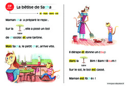 La bêtise de Sacha - Lecture interactive  -  Luminéo - Niveau 1 : 3eme Harmos