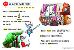 Le génie de la forêt - Lecture interactive  -  Luminéo - Niveau 1 - À essayer gratuitement : 3eme Harmos
