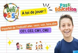 Imparfait des verbes aller,venir, voir, faire et dire - Exercices en vidéo - Défi 5/5 : 4ème, 5ème, 6ème, 7ème Harmos