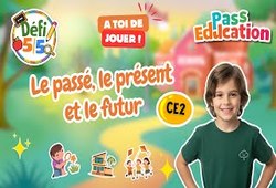 Leçon, exercice et évaluation :<br/> Le passé, le présent et le futur - Exercices en vidéo - Défi 5/5 : 5ème Harmos