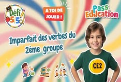 Leçon, exercice et évaluation :<br/> Imparfait des verbes du 2ème groupe - Exercices en vidéo - Défi 5/5 : 5ème Harmos
