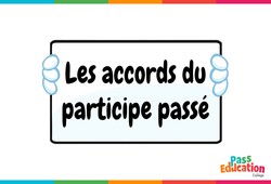 Les accords du participe passé - Vidéo pédagogique interactive : 9eme, 10ème, 11ème Harmos