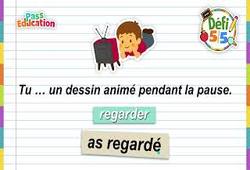 Le passé composé des verbes du 1er groupe - ER - Exercices en vidéo - Défi 5/5 : 6ème Harmos