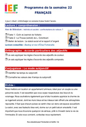 IEF Instruction En Famille, École à la maison pour la Semaine 22 - école à la maison IEF - Fiches  : 10ème Harmos