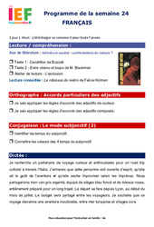 IEF Instruction En Famille, École à la maison pour la Semaine 24 - école à la maison IEF - Fiches  : 10ème Harmos