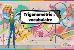Vocabulaire (Trigonométrie) - Vidéo pédagogique - La Fée des Maths : 10ème, 11ème Harmos