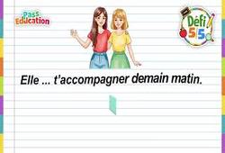 Le présent du conditionnel - Exercices en vidéo - Défi 5/5 : 9eme Harmos