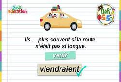 Le présent du conditionnel - Exercices en vidéo - Défi 5/5 : 11ème Harmos