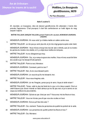 Exercice Le Bourgeois gentilhomme (Molière) - Littérature : 11ème Harmos - PDF à imprimer