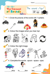 Vidéo interactive /sp/ - Carousel of Sounds - Vidéo interactive + Fiche : 2ème Harmos, 3eme, 4ème, 5ème, 6ème, 7ème Harmos