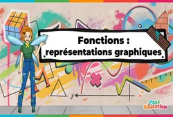 Vidéo interactive Fonctions - Fiches représentations graphiques - Vidéo pédagogique - La Fée des Maths : 11ème Harmos