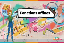 Vidéo interactive Fonctions affines - Vidéo pédagogique - La Fée des Maths : 11ème Harmos