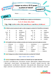 Conjuguer un verbe en - ir au présent de l'indicatif - Exercices Pas à Pas : 5ème Harmos - PDF à imprimer