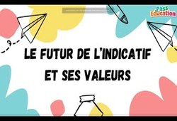 Vidéo Le Futur de l’Indicatif et ses Valeurs - Vidéo pédagogique : 10ème Harmos