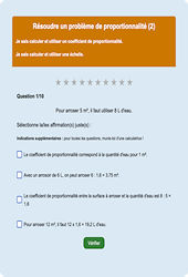 Proportionnalité et échelle - Fiches Exercice en ligne  - Fiches Mathématiques - Organisation et gestion des données : 8ème Harmos