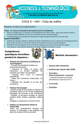 S’alimenter aux différents âges de la vie - Séquence + vidéo - Edith Eprouvette : 6ème Harmos - PDF à imprimer