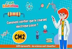 Comment vérifier que le courant électrique passe&nbsp;? - Vidéo - Edith Eprouvette : 7ème Harmos