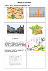 Les outils du géographe - Exercices : 5ème Harmos - PDF à imprimer
