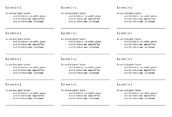 Son [ o ] : 4ème Harmos - PDF à imprimer