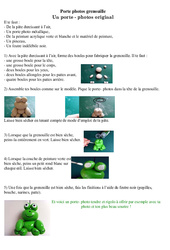 Porte photos rigolo - Fête des pères - arts plastique : 5ème, 6ème, 7ème Harmos - PDF à imprimer