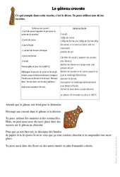 Le gâteau cravate - Fête des pères - Arts plastiques : 4ème, 5ème, 6ème, 7ème Harmos - PDF à imprimer