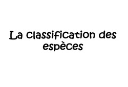 Classification des espèces, du vivant, les animaux - Exercices : 6ème, 7ème Harmos - PDF à imprimer