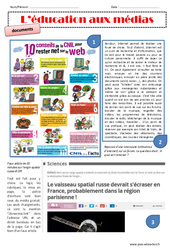 Education aux médias - Exercices : 6ème, 7ème Harmos - PDF à imprimer