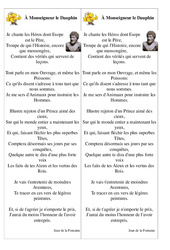 À Monseigneur le Dauphin - Fable  Jean de la Fontaine : 5ème, 6ème, 7ème Harmos - PDF à imprimer