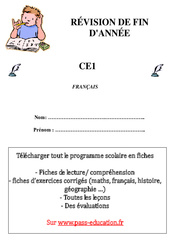 Français - Révisions fin d'année - Examen Evaluation  : 4ème Harmos - PDF à imprimer