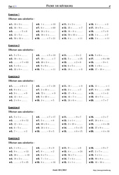 Calcul mental - Exercices corrigés - Mathématiques - Fiches de révisions : 8ème Harmos - PDF à imprimer