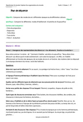 Vêtements - Séquence - Fiche de préparation : 3eme Harmos - PDF à imprimer