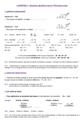 Exercice Contrôle - 6ème - Exercices - Mathématiques - Collège - PDF à imprimer