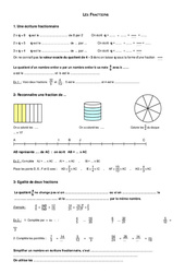 Fractions - Quotients - Numération - Exercices - Examen Contrôle - Mathématiques : 8ème Harmos - PDF à imprimer