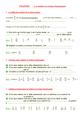 Fractions - Numération - Exercices - Examen Contrôle - Mathématiques : 9eme Harmos - PDF à imprimer