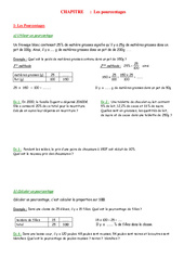 Pourcentage - Echelle - Organisation et gestion des données - Exercices - Examen Contrôle - Mathématiques : 9eme Harmos - PDF à imprimer