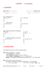 Calcul littéral - Calculs - Exercices - Examen Contrôle - Mathématiques : 9eme Harmos - PDF à imprimer