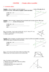 Exercice Théorème de Thalès - Géométrie - Exercices - Examen Contrôle - Mathématiques : 10ème Harmos - PDF à imprimer